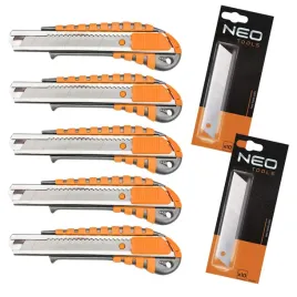 neo-tools-5x-noz-z-ostrzem-lamanym-18-mm-metalowy-korpus-zapas-ostrzy
