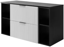 zestaw-biala-szafka-lazienkowa-pod-umywalke-100-cm-z-czarnymi-regalami-blat
