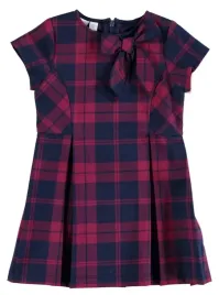 sukienka-dla-dziewczynki-bordowa-w-krate