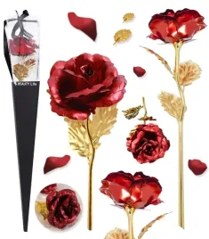 wieczna-roza-czerwona-eleganckie-ozdobne-pudelko-na-prezent-zlota-lodyga