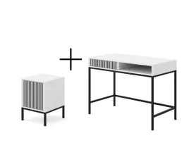 biurko-ravenna-f-112x50-cm-bialy-mat-kontenerek-ravenna-f-41x40-bialy