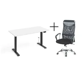 biurko-elektryczne-bimotion-1s-140x70x32-czarny-bialy-fotel-vire-czarny