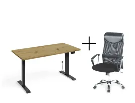 biurko-elektryczne-bimotion-1s-140x70x32-cm-czarny-dab-fotel-vire-czarny