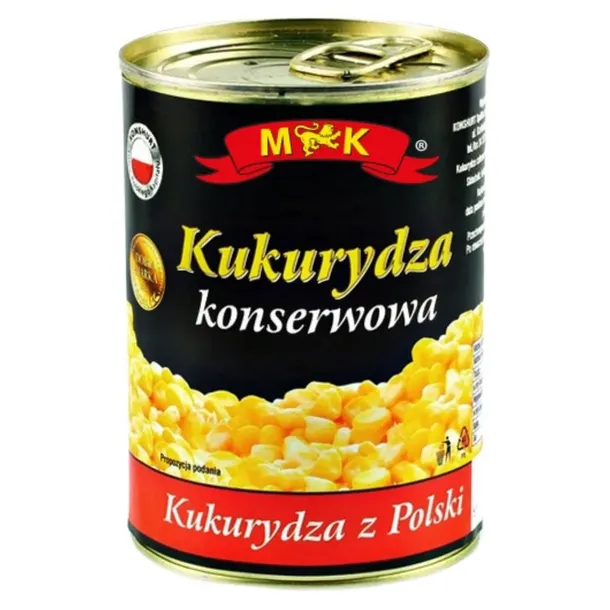 MK Kukurydza konserwowa 400g idealny dodatek do potraw naturalny smak