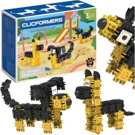 klocki-clicformers-74-el-brave-friends-piesek-konstrukcyjne-edukacyjne-3w1