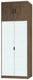 zestaw-szafy-lustrzanej-z-nadstawka-90-cm-polki-drazek-dab-lefkas-lena-2d