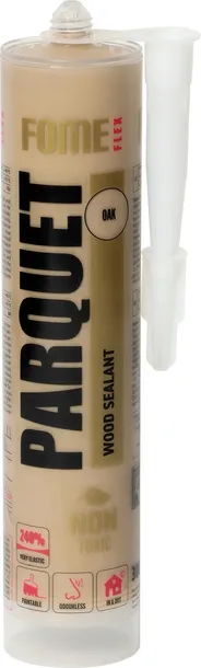 Uszczelniacz do drewna do naprawy spoin, pęknięć PARQUET dąb 300 ml