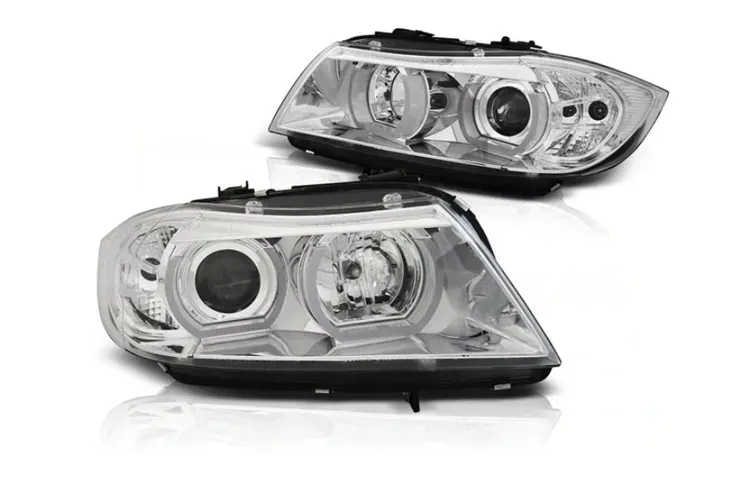 lampy-bmw-e90-e91-05-08-chrome-ringi-led-3d-xenon-stan-nowy