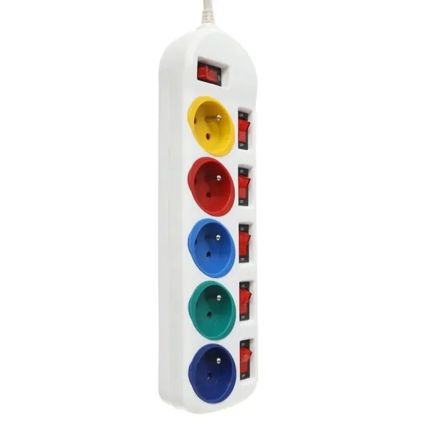przedluzacz-5m-5gniazd-kd4002-stan-nowy-liczba-gniazdek-5-szt