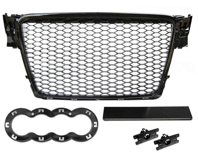 grill-czarny-polysk-audi-a4-b8-2008-2011-stan-nowy