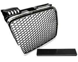 grill-atrapa-bez-znaczka-rs-style-audi-a4-b7-chrom