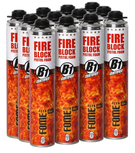 Piana ognioodporna x 12 sztuk niepalna ogniochronna B1 P.POŻ 750ml FomeFlex
