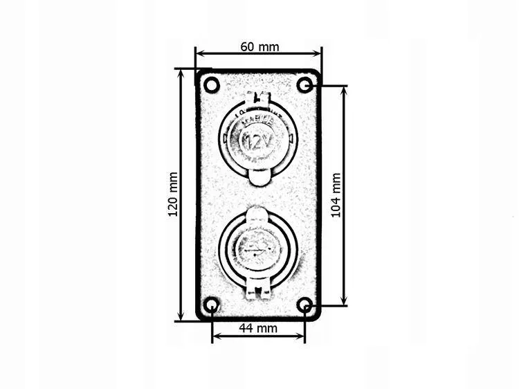 panel-podwojny-1xusb-3-1a-1xz