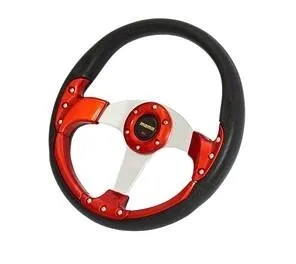 kierownica-pcv-plaska-black-red-stan-nowy