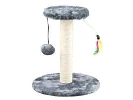 drapak-niski-legowisko-slupek-do-drapania-60-cm-kolor-bezowy