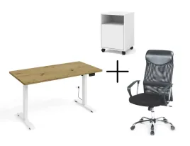 biurko-bimotion-1s-140x70x32-cm-bialy-dab-fotel-vire-kontenerek-bialy