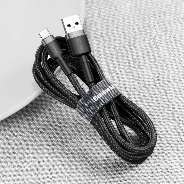 kabel-usb-do-usb-c-baseus-cafule-2a-300-cm-szaro-c-stan-nowy-kolor-czarny