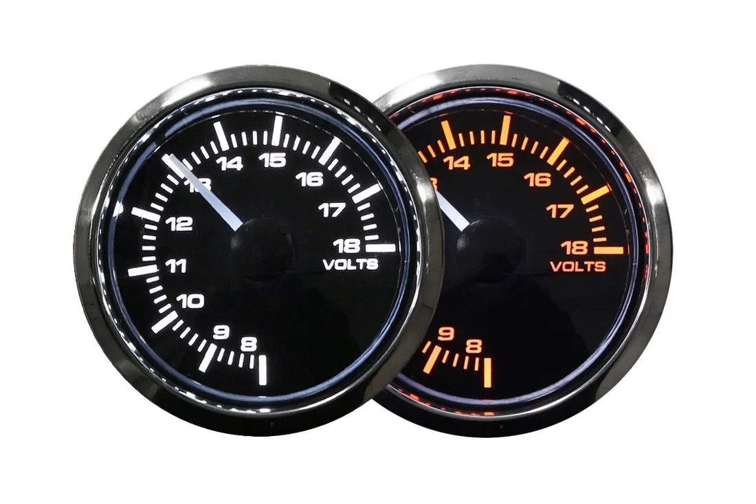 zegar-auto-gauge-52mm-stp2b-volt-stan-nowy