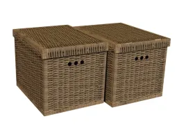 pudelko-kartonowe-ozdobne-2szt-plecionka-braz-xl