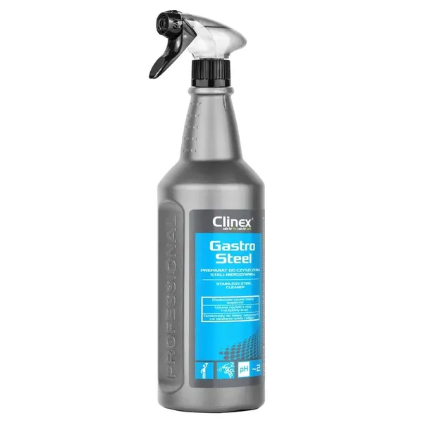 Płyn do mycia stali nierdzewnej - 1L - Gastro Steel - Clinex