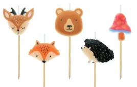 swieczki-pikery-zwierzeta-lesne-5-sztuk-urodziny