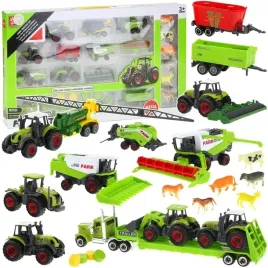 zestaw-maszyn-pojazdow-rolniczych-traktor-kombajn-przyczepa-prasa-zwierzeta