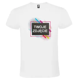 t-shirt-koszulka-twoje-zdjecie-idealny-prezent-kolorowa-ramka-biala-roz-xl