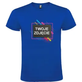 t-shirt-koszulka-twoje-zdjecie-idealny-prezent-kolorowa-ramka-chaber-rozxxl
