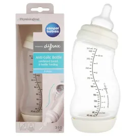 canpol-butelka-antykolkowa-s-shape-difrax-szeroka-szyjka-310ml-smoczek-6m