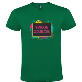 t-shirt-koszulka-twoje-zdjecie-idealny-prezent-kolorowa-ramka-zielona-l