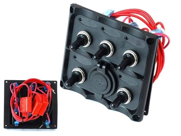 panel-przelacznikow-12v-spst-on-offx5-2xusb-3b-1-stan-nowy