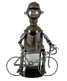 stojak-na-wino-metalowy-na-butelke-0-75l-cyklista-idealny-na-prezent