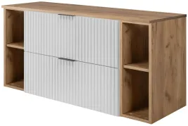 zestaw-biala-szafka-lazienkowa-pod-umywalke-120-cm-z-regalami-dab-craft