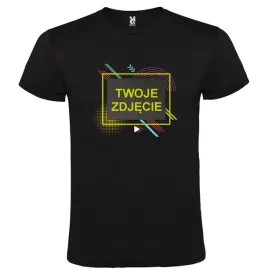 t-shirt-koszulka-twoje-zdjecie-idealny-prezent-kolorowa-ramka-czarna-roz-m