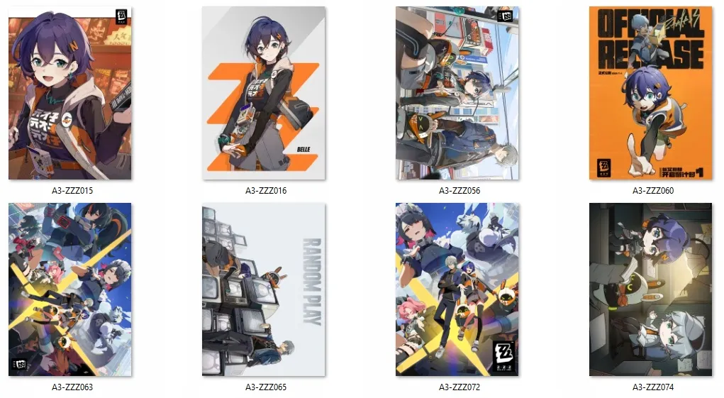 plakat-zenless-zone-zero-wise-belle-do-wyboru
