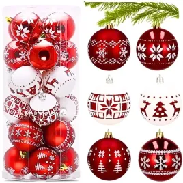 bombki-choinkowe-prl-plastikowe-bezpieczne-na-choinke-biale-czerwone-zestaw