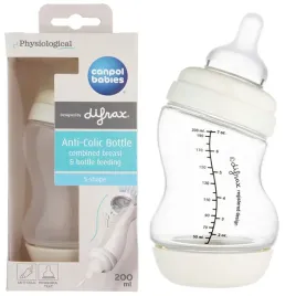 canpol-butelka-antykolkowa-s-shape-difrax-szeroka-szyjka-200ml-smoczek-0m