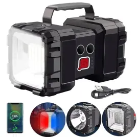 latarka-akumulatorowa-dwustronna-szperacz-led-45-smd-1000lm-powerbank