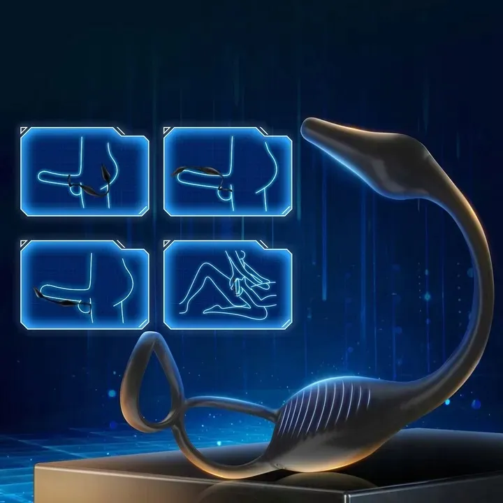 masazer-prostaty-cock-ring-7-trybow-wibracji-kolor-czarny