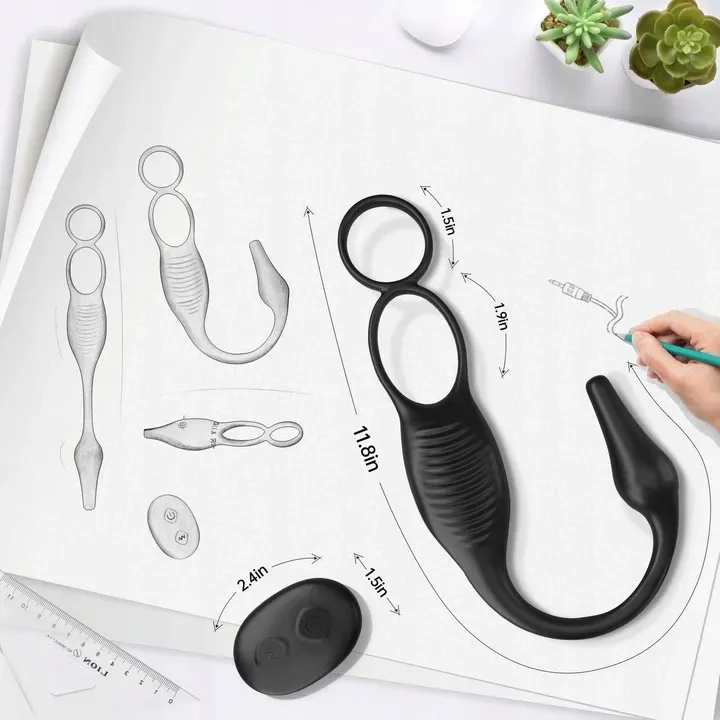 masazer-prostaty-cock-ring-7-trybow-wibracji-kolor-czarny