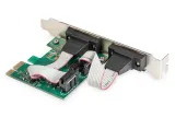 kontroler-com-digitus-pcie-2x-rs-232-com-low-profile-chipset-ax99100-stan-opakowania-oryginalne