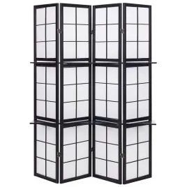 4-panelowy-skladany-parawan-pokojowy-drewniany-170-x-120-cm-czarny-gomagoi