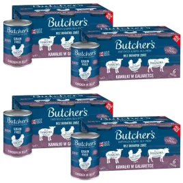 karma-dla-psa-butcher-s-original-mega-pack-mix-kawalki-w-galaretce-24x400g