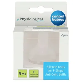canpol-smoczek-do-butelki-s-shape-silikonowy-szybki-9m-2-sztuki