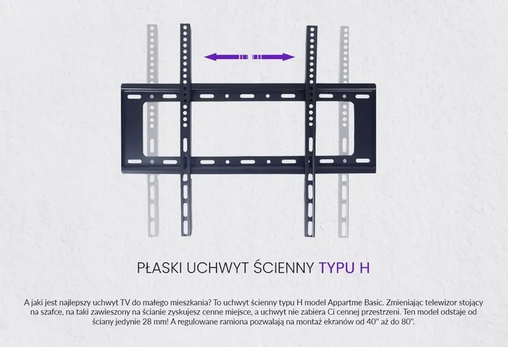 uchwyt-do-tv-appartme-mini-stan-opakowania-oryginalne