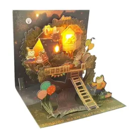 kartka-3d-na-urodziny-domek-na-drzewie-zwierzatka