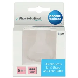 canpol-smoczek-do-butelki-s-shape-silikonowy-sredni-6m-2-sztuki