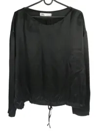 bluzka-damska-czarna-zara-rozmiar-l-czarna