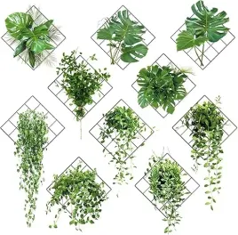 10x-naklejki-scienne-realistyczne-rosliny-efekt-3d-dekoracja-ozdoba-pokoju
