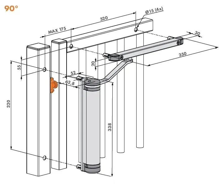 profesjonalny-samozamykacz-do-furtki-locinox-lion-czarny-maksymalna-szerokosc-drzwi-110-cm
